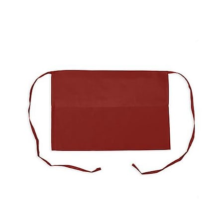 3 Pocket 15 In Burgundy Waist Apron